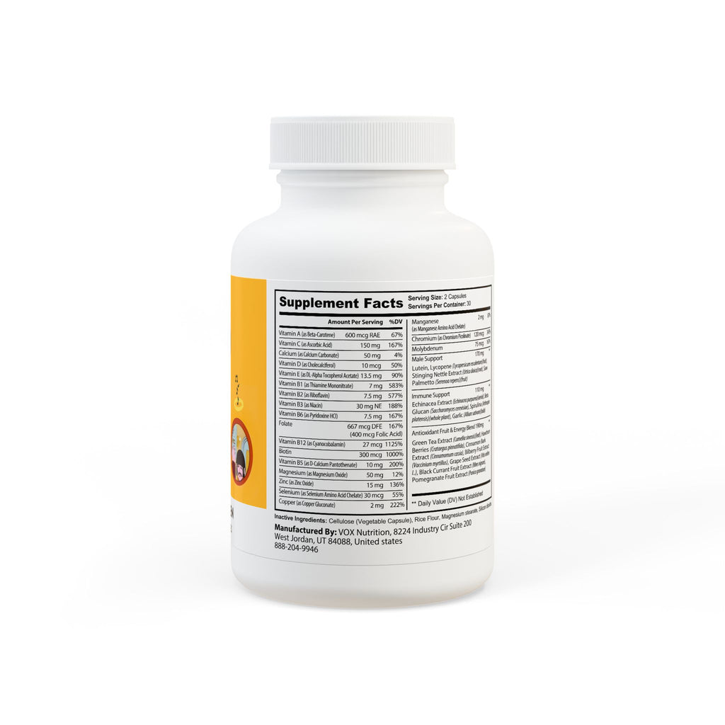 Multivitamin for Men Supplement (60 Capsules)