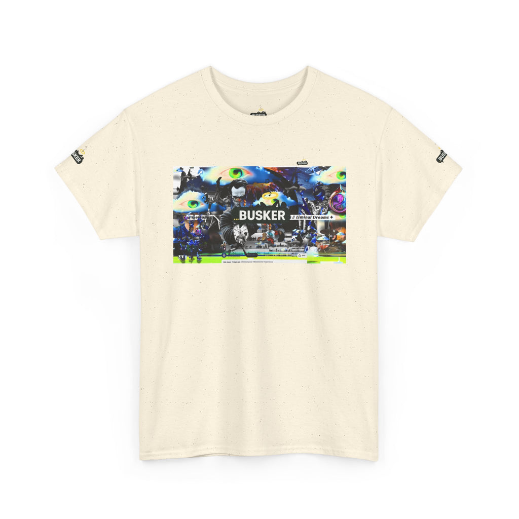 Busker Graphic Tee — Vintage Street Music Poster T‑Shirt
