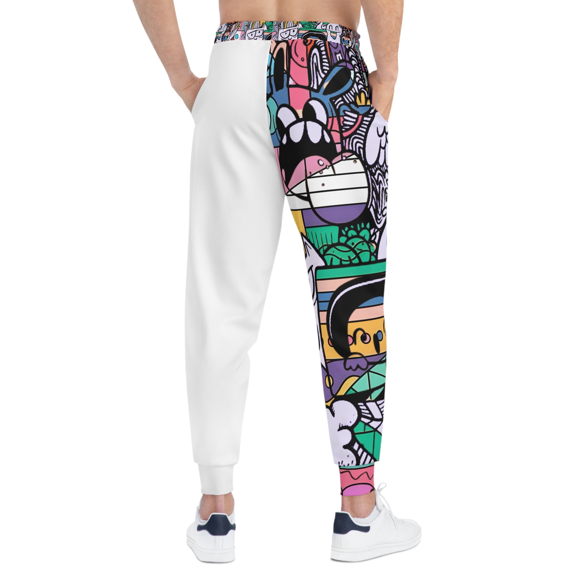 Vibrant Graphic Joggers | Fun Activewear for Trendsetters | Ideal for Workouts, Lounging, and Festivals | Perfect Gift for Any Occasion