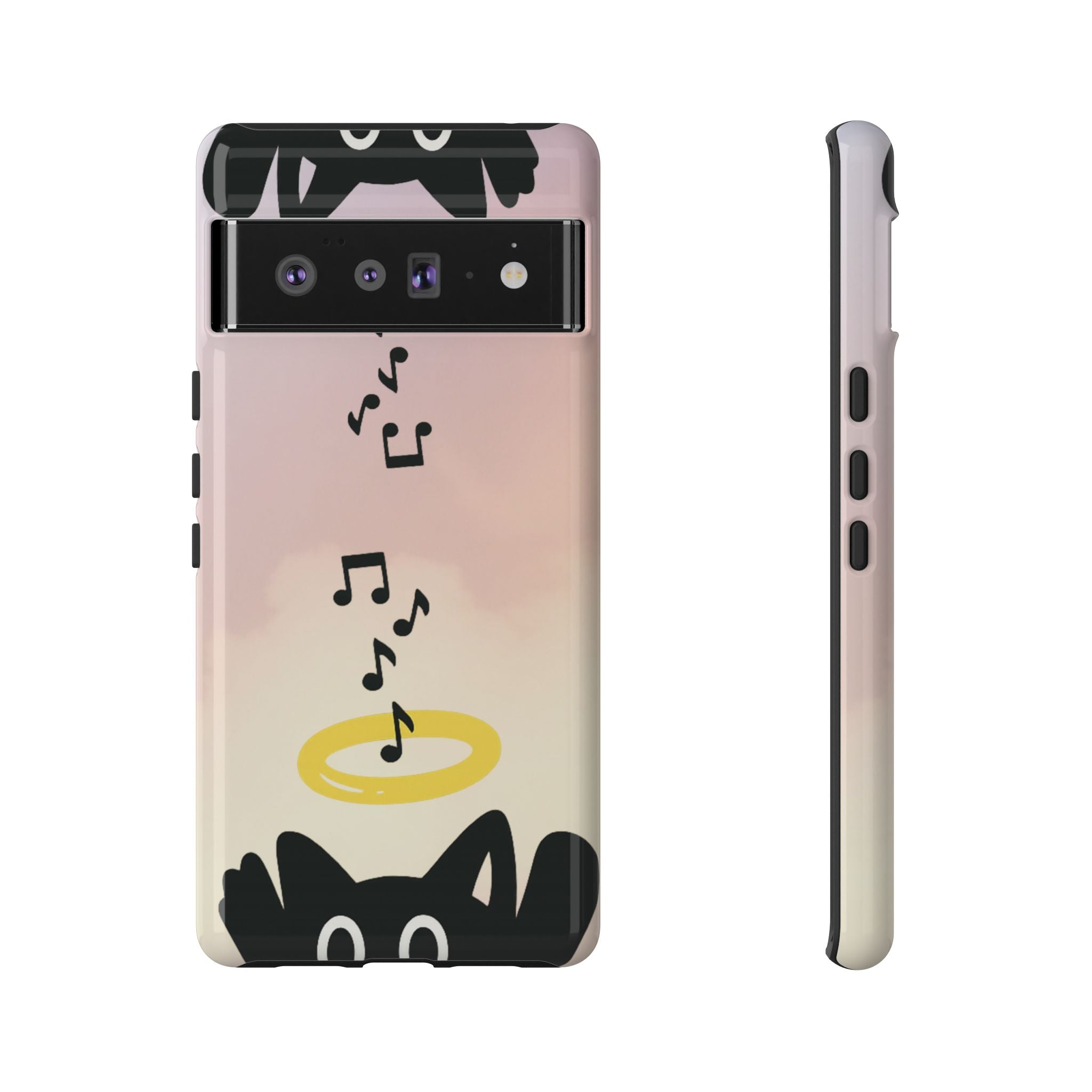 Cute Animal Phone Case, Tough Phone Cover for Pet Lovers, Gifts for Birthdays, Holidays, Music Lovers, Fun Tech Accessories