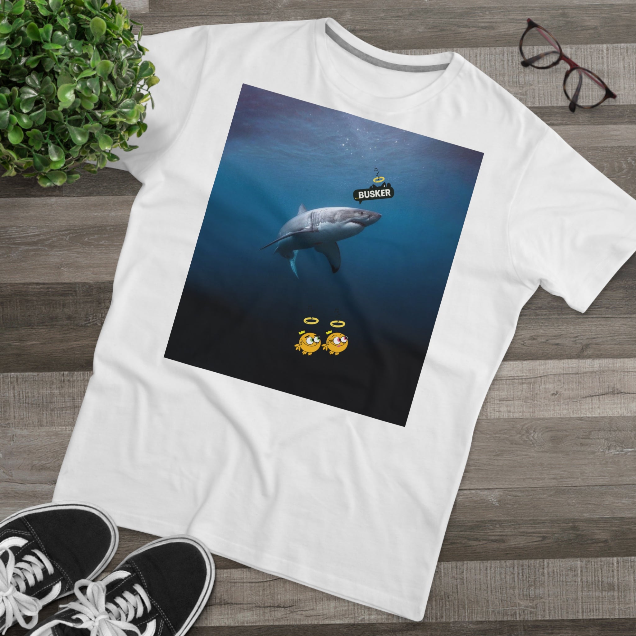 Shark Humor Men's Tee - Perfect for Beach Lovers, Casual Wear, Gift for Friends, Summer Vibes, Funny Graphic Shirt