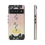 Cute Animal Phone Case, Tough Phone Cover for Pet Lovers, Gifts for Birthdays, Holidays, Music Lovers, Fun Tech Accessories