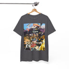 Busker Collage Graphic Tee — Vintage Music Poster Streetwear