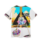 Colorful Cat & Cereal Unisex Tee, Fun Graphic Shirt, Unique Gift for Cat Lovers, Summer Fashion, Retro Vibe