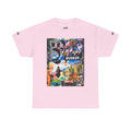 Trippy Farmer ...Busker Collage Graphic Tee — 'I Have 99 Problems...BUT LSD (LITTLE SMALL DICK) AIN'T ONE | ...BUSKER| ' Retro Street Music T‑Shirt