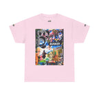 Trippy Farmer ...Busker Collage Graphic Tee — 'I Have 99 Problems...BUT LSD (LITTLE SMALL DICK) AIN'T ONE | ...BUSKER| ' Retro Street Music T‑Shirt