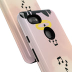 Cute Animal Phone Case, Tough Phone Cover for Pet Lovers, Gifts for Birthdays, Holidays, Music Lovers, Fun Tech Accessories