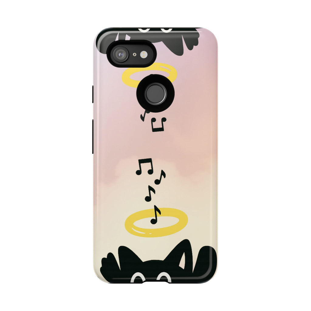 Cute Animal Phone Case, Tough Phone Cover for Pet Lovers, Gifts for Birthdays, Holidays, Music Lovers, Fun Tech Accessories