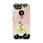 Cute Animal Phone Case, Tough Phone Cover for Pet Lovers, Gifts for Birthdays, Holidays, Music Lovers, Fun Tech Accessories