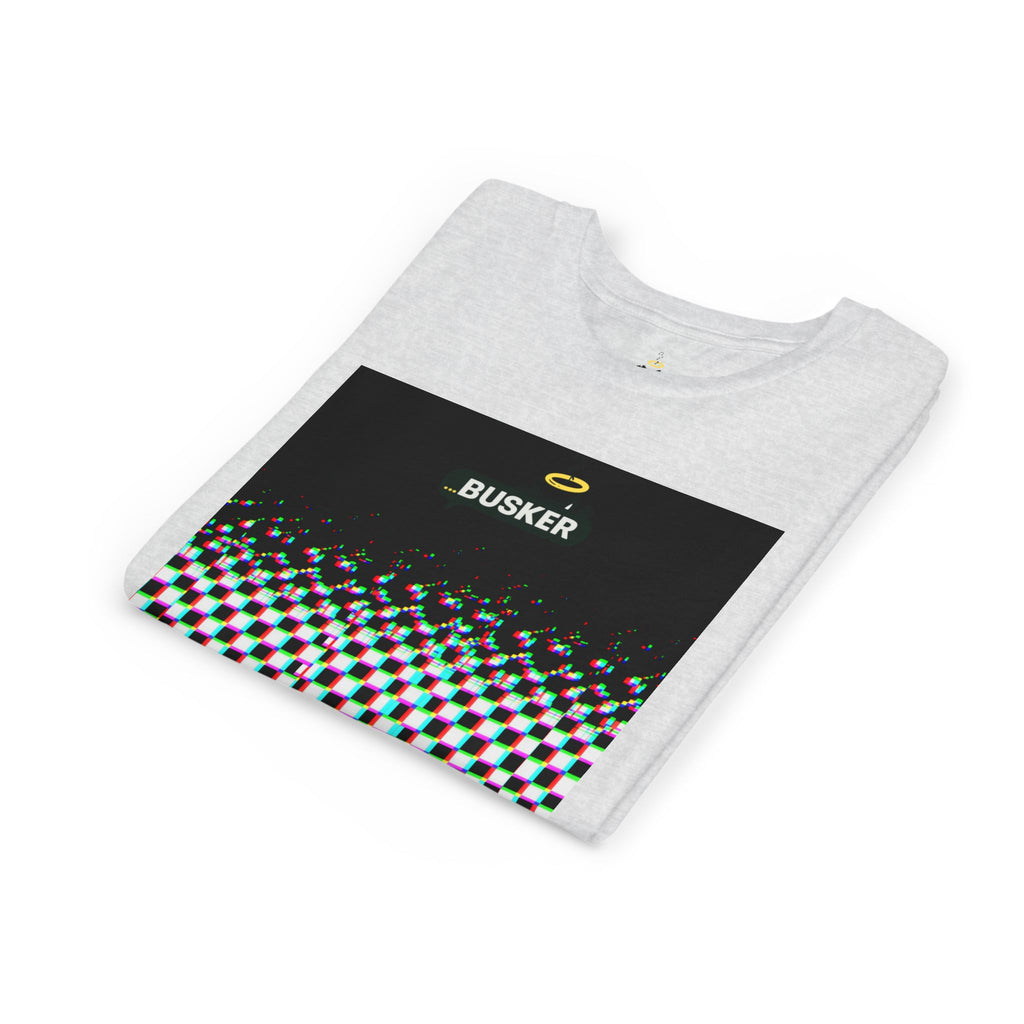 Cool Busker Youth Tee, Street Style Youth T-Shirt, Graphic Tee for Kids, Hipster Summer Shirt, Unique Gift for Young Musicians