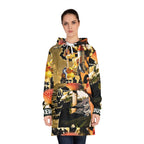Bohemian Women's Hoodie Dress - Colorful AOP with Retro Vibes