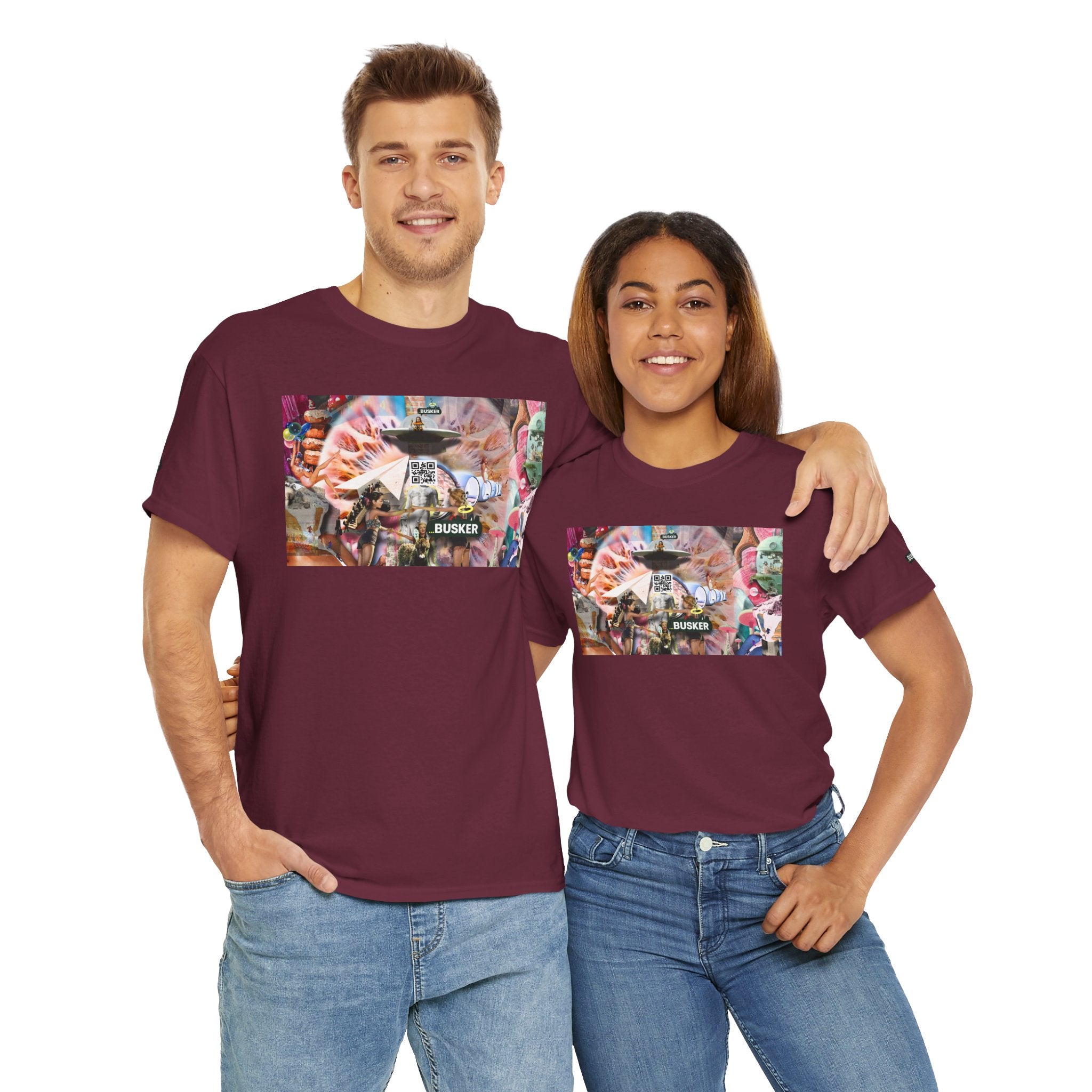Vibrant Artistry Unisex Heavy Cotton Tee - Perfect for Creative Souls