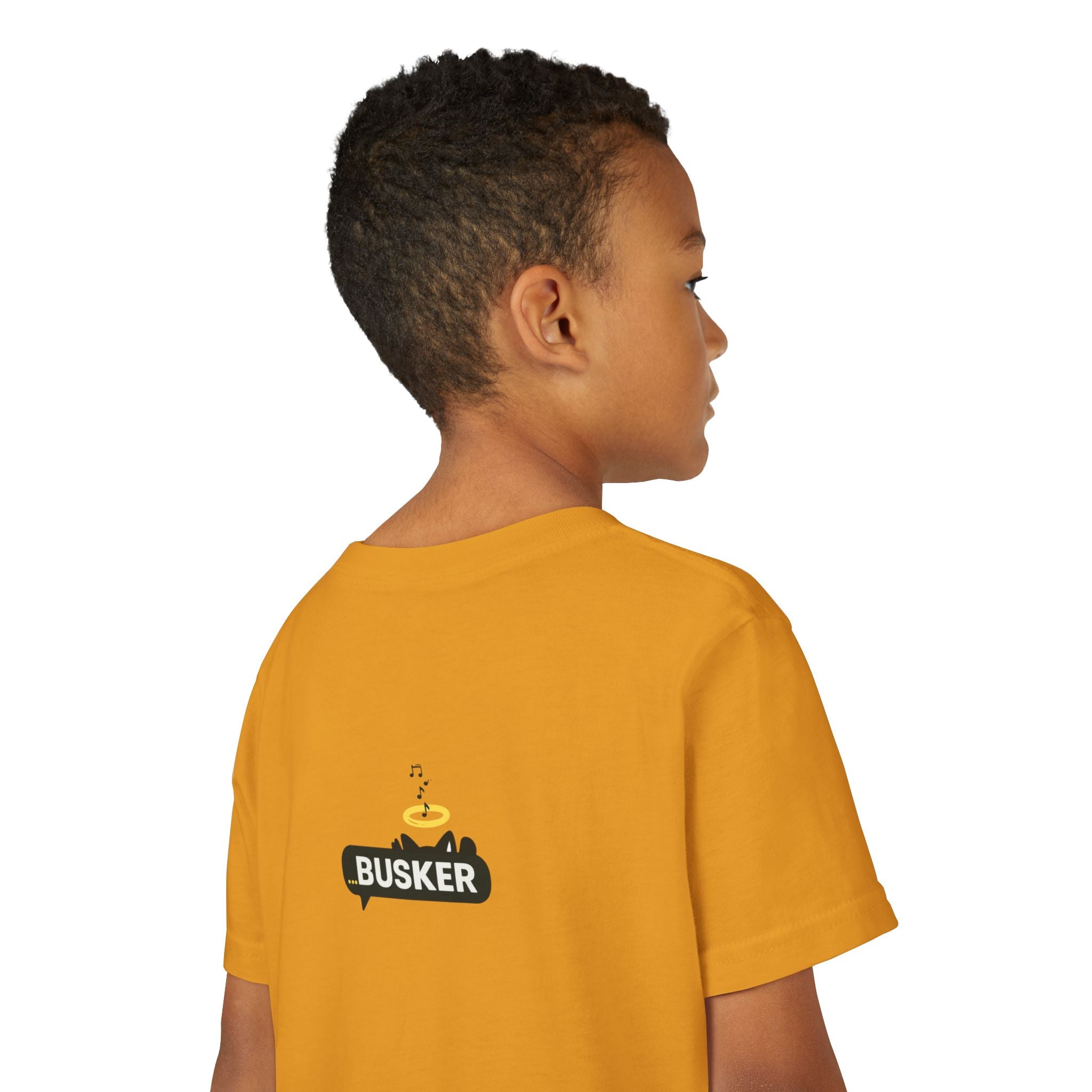Busker Youth Short Sleeve Tee - Fun Music T-Shirt for Young Performers, Gifts for Young Musicians, Vibrant Summer Apparel, Creative [...]