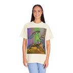 Psychedelic Busker T-Shirt, Unisex Graphic Tee, Music Lover Gift, Festival Wear, Casual Streetwear, Colorful Arttee