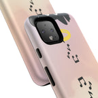 Cute Animal Phone Case, Tough Phone Cover for Pet Lovers, Gifts for Birthdays, Holidays, Music Lovers, Fun Tech Accessories