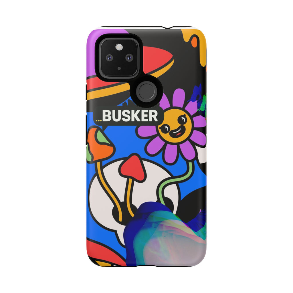 Colorful Phone Case, Cute Phone Accessories, Gift for Music Lovers, Fun Tech Gear, Unique Floral Design Case