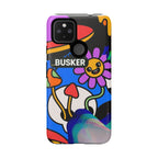 Colorful Phone Case, Cute Phone Accessories, Gift for Music Lovers, Fun Tech Gear, Unique Floral Design Case