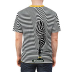 Optical Illusion Unisex Tee - Unique Art Shirt, Gifts for Creative Minds, Graphic Tee, Festival Wear, Statement Top, Casual Style