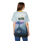 Cool Graphic Tee for Music Lovers | UFO Busker Design, Unique T-Shirt, Music Festival Wear, Quirky Gift, Unisex Casual Wear