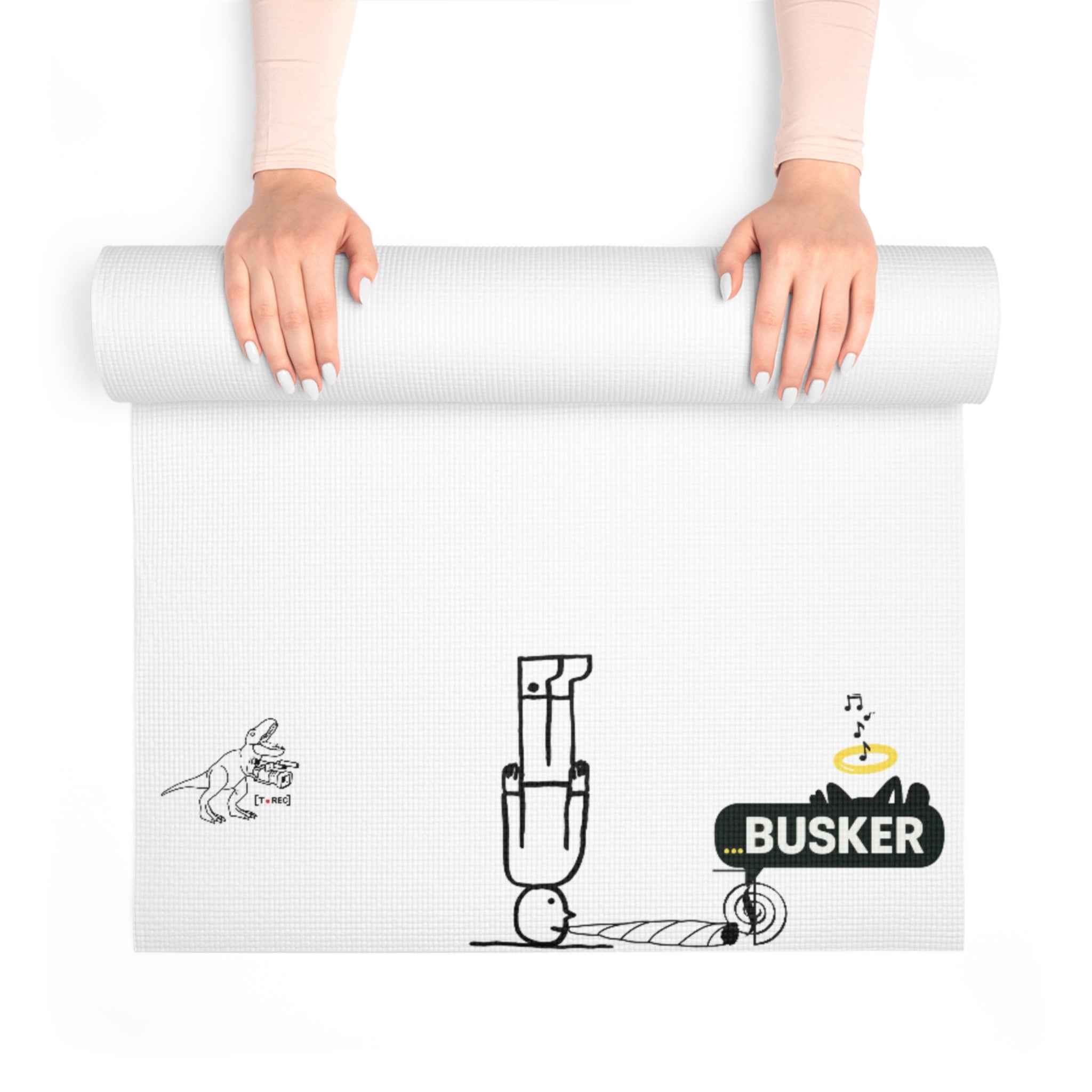 Creative Foam Yoga Mat, Fun Yoga Accessory, Unique Exercise Mat, Gift for Yoga Lovers, Colorful Workout Gear