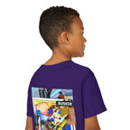 Colorful Youth Short Sleeve Tee - "Busker" Graphic Art Top