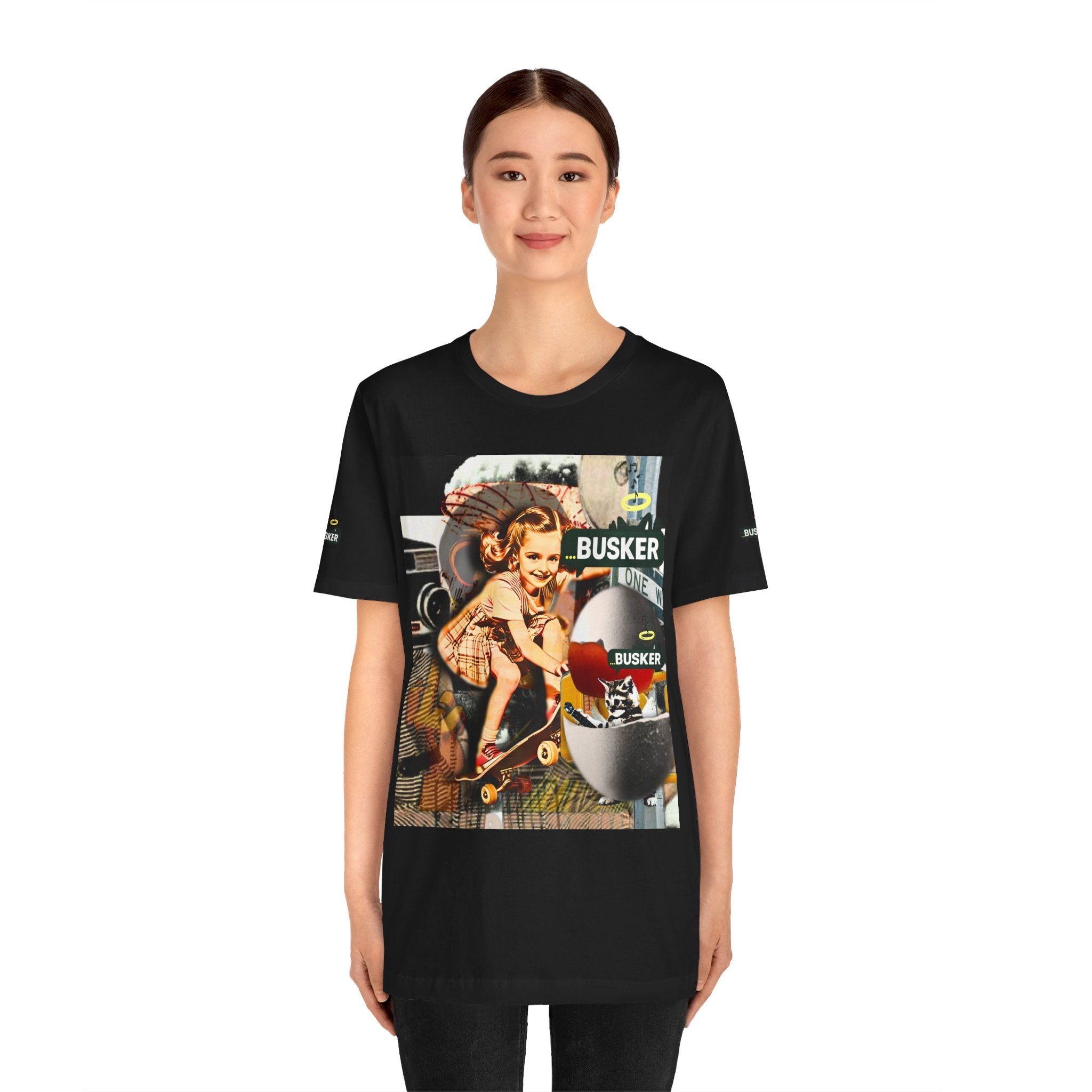 Vintage Skateboarding Graphic Tee - Streetwear for Creative Souls