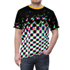 Colorful Graphic Unisex Tee | Trendy AOP Shirt, Unique Streetwear, Festival Outfit, Gift for Him/Her