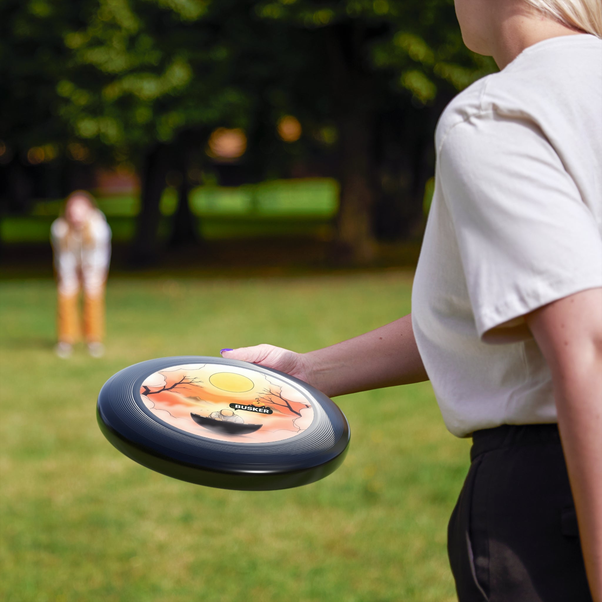 Sunset Busker Frisbee, Outdoor Fun, Summer Activities, Beach Games, Family Gatherings, Gift for Frisbee Lovers