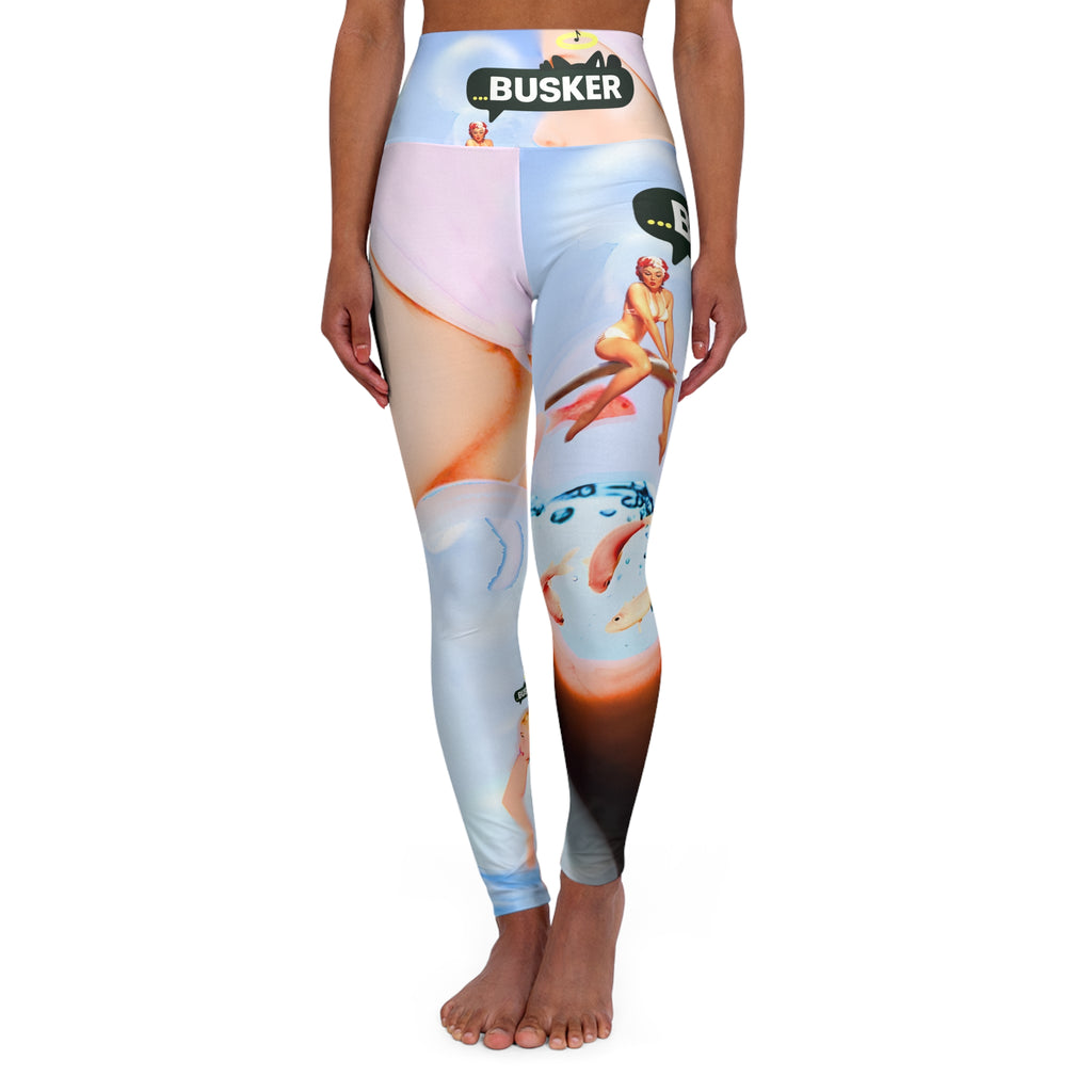 High Waisted Yoga Leggings (AOP)