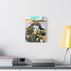 Artistic Stretched Canvas Print - 'Welcome to Golden' Collage