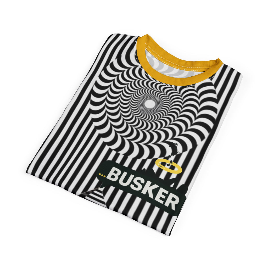 Psychedelic Unisex Cut & Sew Tee, Graphic Tee for Music Lovers, Unique Gift for Festivals, Trendy Streetwear, Perfect for Every Day