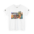 Artistic Unisex Heavy Cotton Tee - Vibrant Busker Design