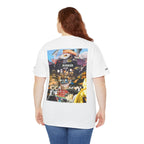 Busker Collage Graphic Tee — Vintage Music Poster Streetwear
