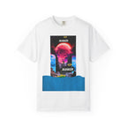 Unisex Garment-Dyed T-shirt with Colorful Retro Design, Music Lover Gift, Casual Wear, Festival Clothing, Unique Graphic Tee