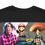 Busker Vibe Unisex Tee - Music & Art Collage Design