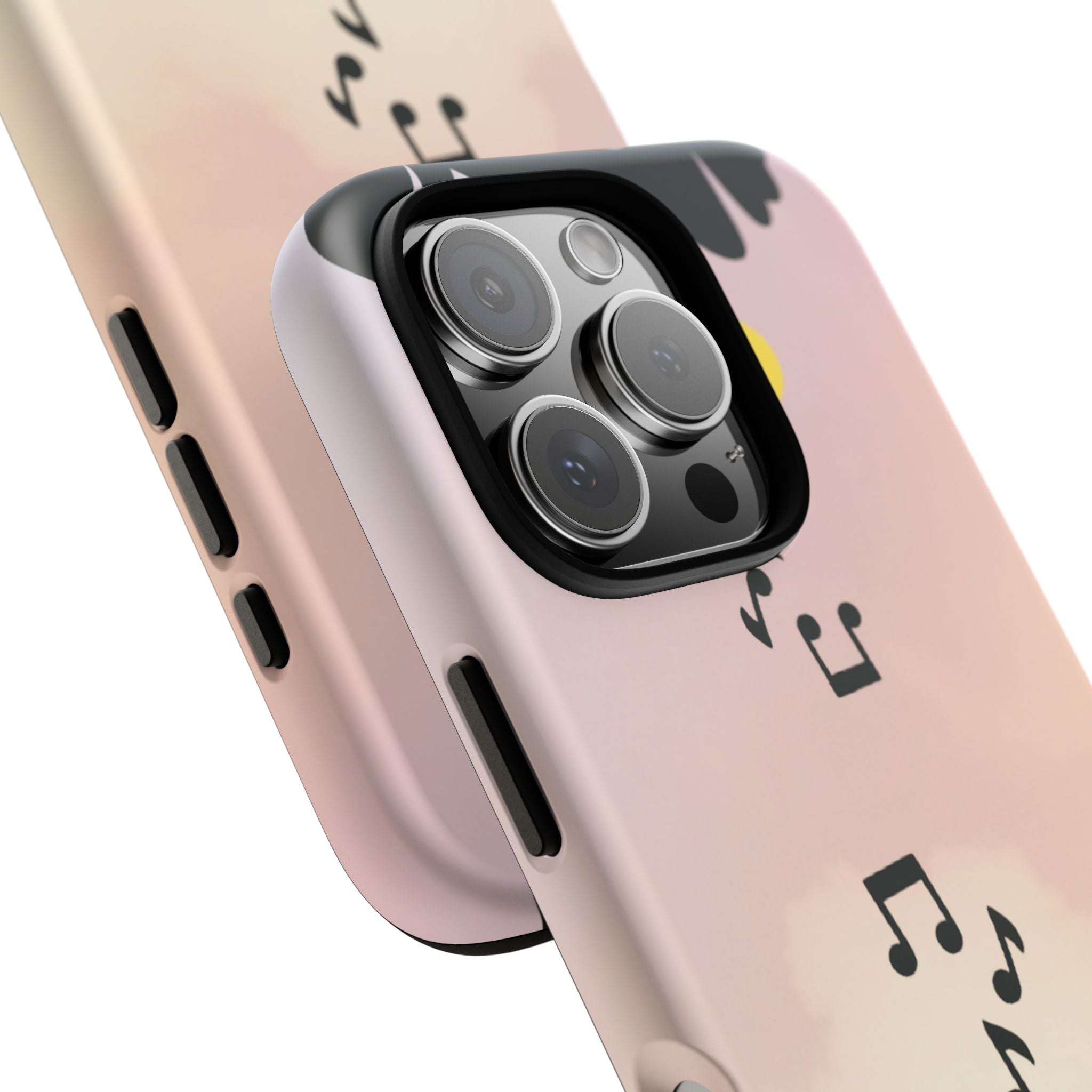 Cute Animal Phone Case, Tough Phone Cover for Pet Lovers, Gifts for Birthdays, Holidays, Music Lovers, Fun Tech Accessories