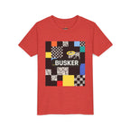 Colorful Youth Short Sleeve Tee - Perfect for Young Creators, Festivals, Birthdays, Casual Wear, Busker Themed Shirt