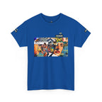 Artistic Unisex Heavy Cotton Tee - Vibrant Busker Design