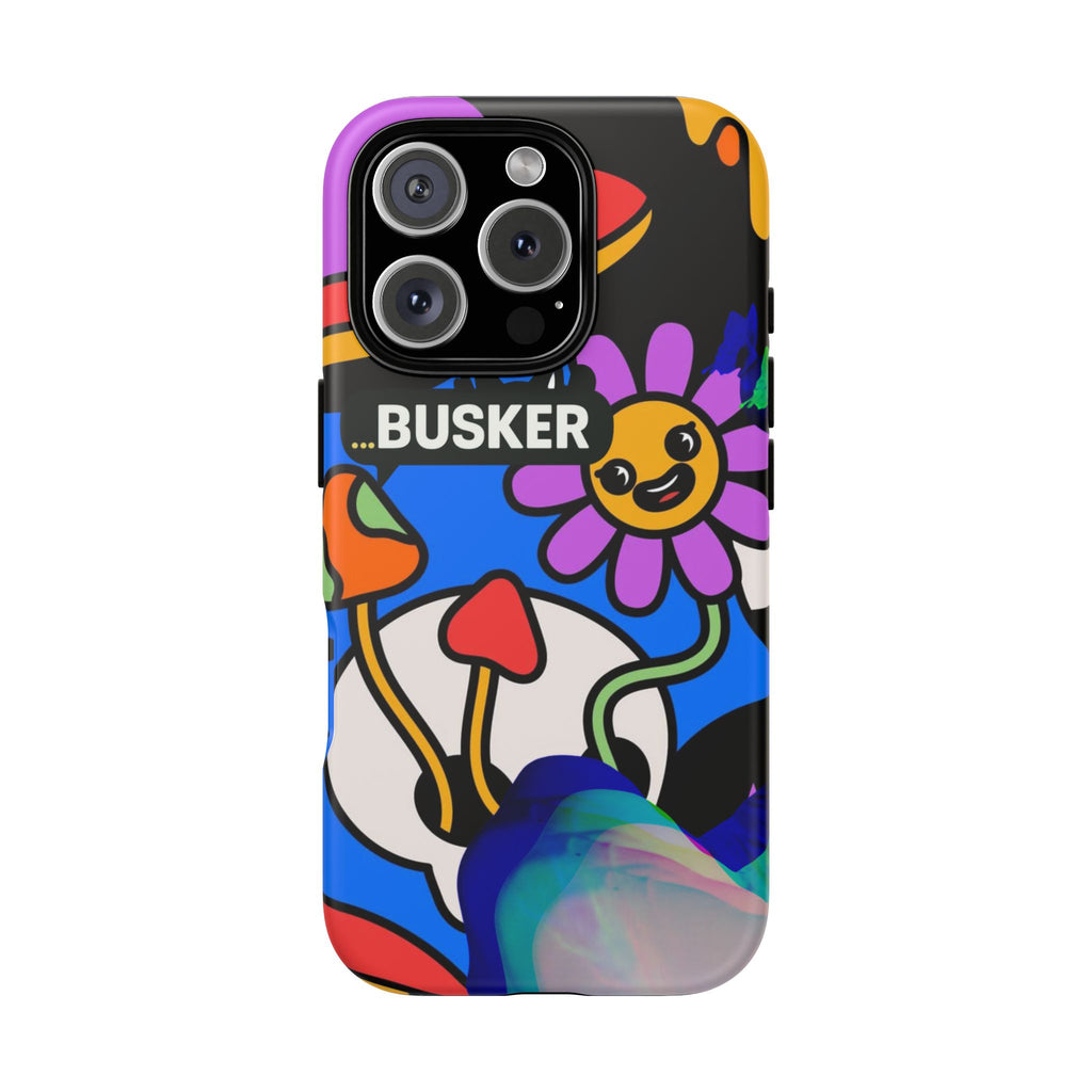 Colorful Phone Case, Cute Phone Accessories, Gift for Music Lovers, Fun Tech Gear, Unique Floral Design Case