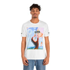 Busker Vibe Unisex Jersey Tee – Colorful Artistic Design for Summer Fun