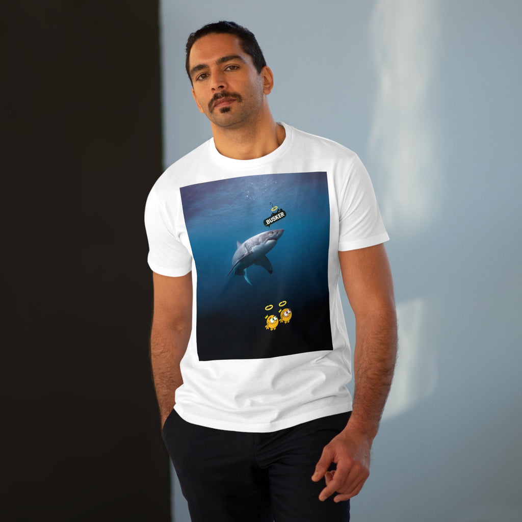 Shark Humor Men's Tee - Perfect for Beach Lovers, Casual Wear, Gift for Friends, Summer Vibes, Funny Graphic Shirt