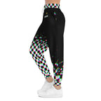 Trendy Athletic Joggers - Colorful Checkerboard Print, Comfort Wear for Athletes, Gifts for Fitness Lovers, Jogging Pants, Festival Fashion