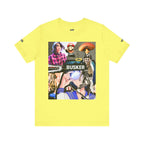 Busker Vibe Unisex Tee - Music & Art Collage Design
