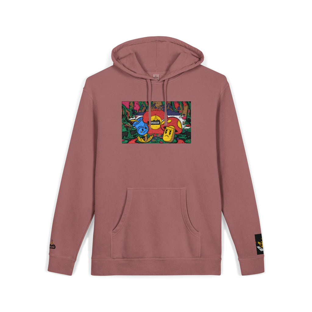 Vibrant Floral Embroidered Hoodie, Cozy Sweatshirt, Casual Wear, Unique Gift, Spring Fashion, Street Style
