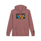 Vibrant Floral Embroidered Hoodie, Cozy Sweatshirt, Casual Wear, Unique Gift, Spring Fashion, Street Style