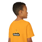 Youth Graphic Tee, Unisex T-Shirt for Kids, Cool Streetwear, Music Lover Apparel, Gift for Young Creatives, Trendy Summer Wear