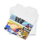 Cool Graphic Unisex Heavy Cotton Tee - 'Busker' Design