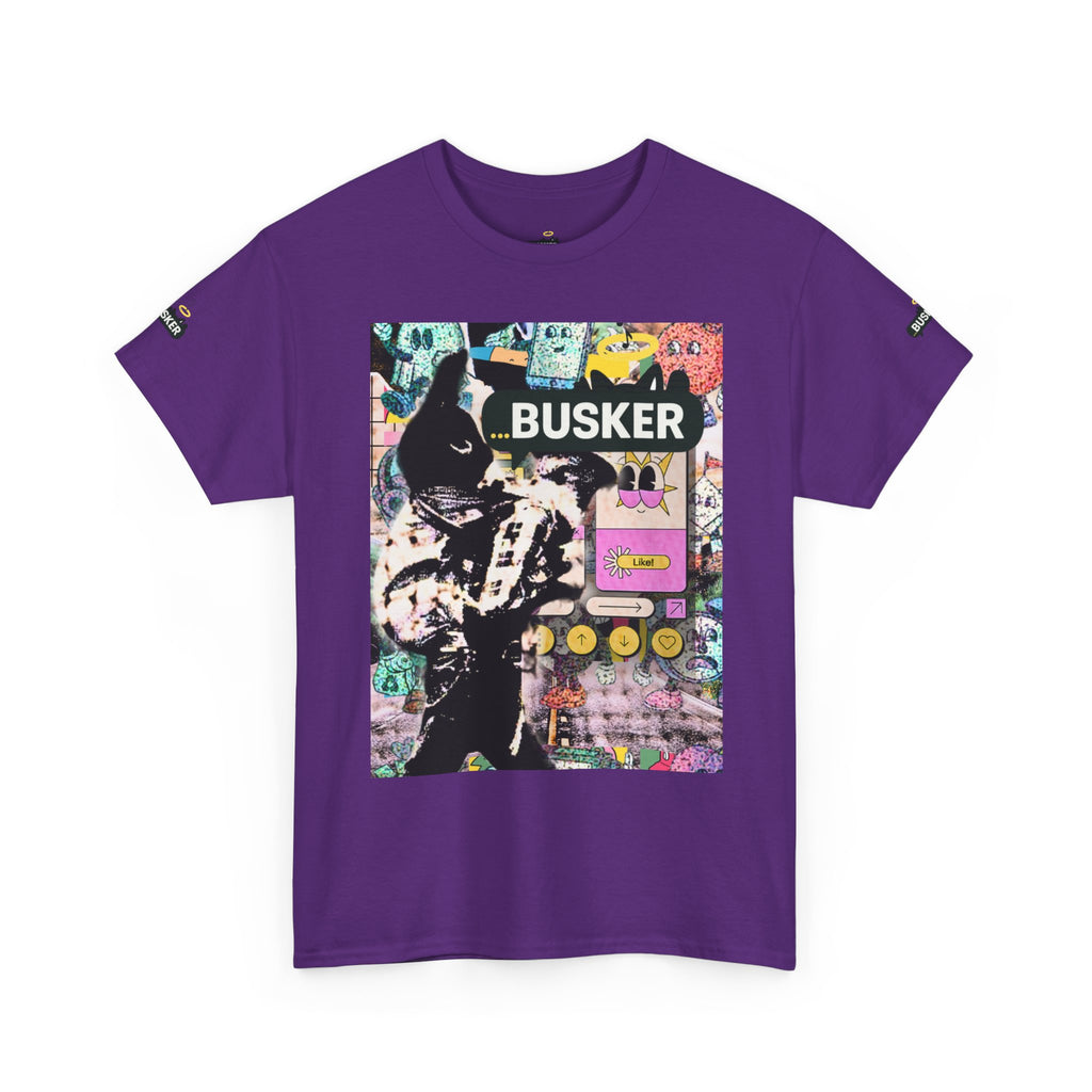 Grunge Art Busker Unisex Heavy Cotton Tee