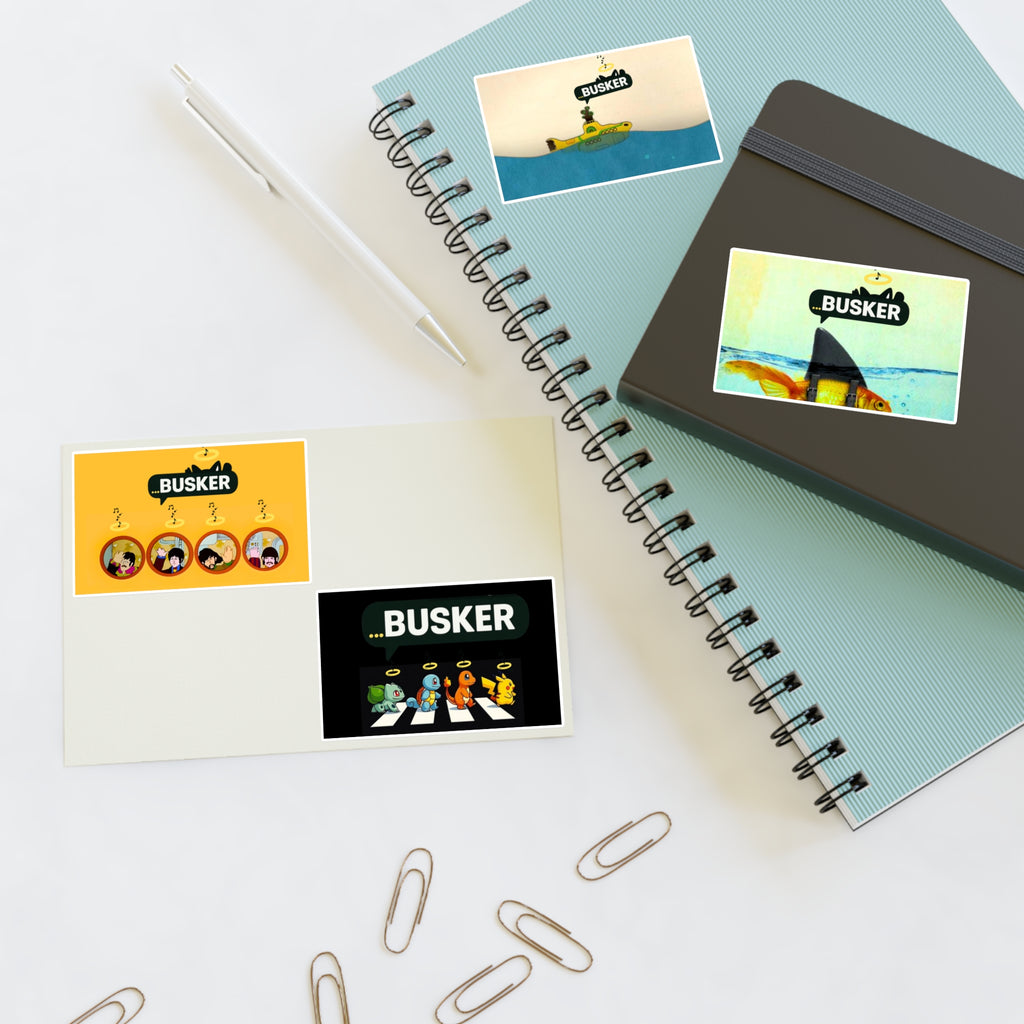 Whimsical Sticker Sheets for Music Lovers, Fun Decorative Stickers, Creative Journaling, Gift for Kids, Great for Scrapbooking