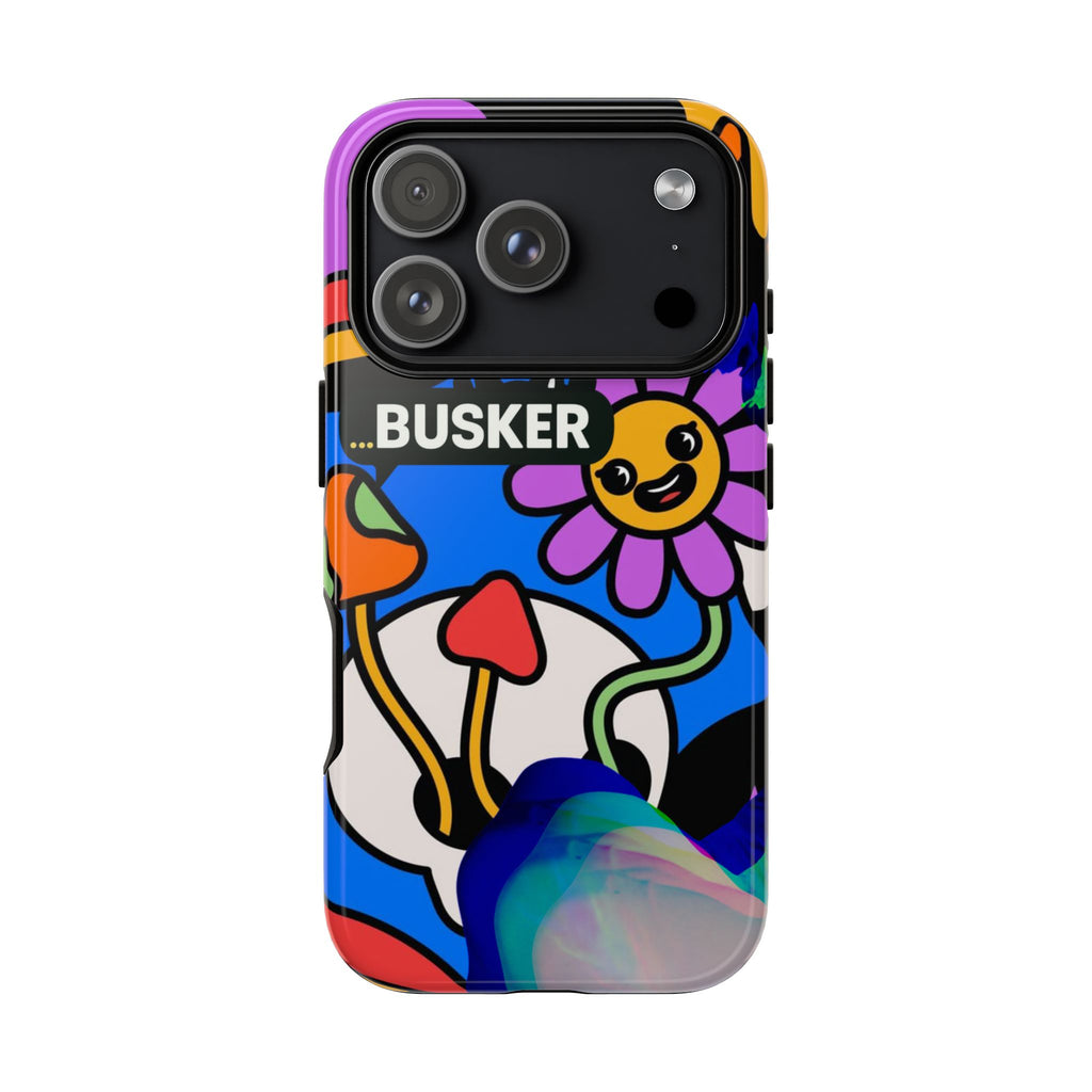 Colorful Phone Case, Cute Phone Accessories, Gift for Music Lovers, Fun Tech Gear, Unique Floral Design Case